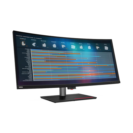 Lenovo ThinkVision P40w-20 computer monitor 100.8 cm (39.7") 5120 x 2160 pixels 5K Ultra HD LED Black