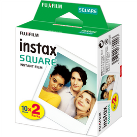 Fujifilm | Instax Square Glossy Instant film (2x10pl) | 86 x 72 mm | Image dimensions: 62 × 62 mm | Quantity 20 - 0