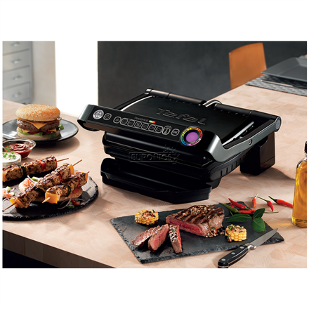 TEFAL | OptiGrill+ | GC712834 | Gril contact | 2000 W | Noir