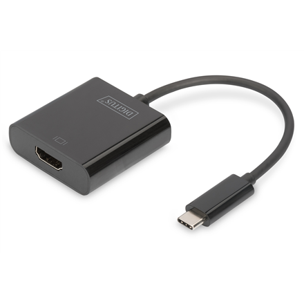 Digitus | USB Type-C to HDMI Adapter | DA-70852 | Black | USB Type-C | 0.15 m