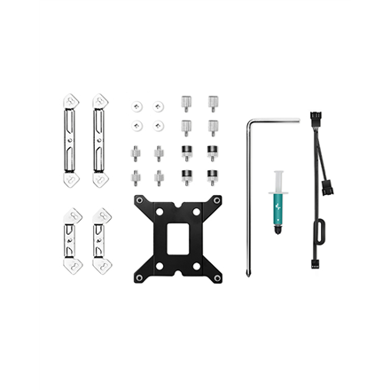 DeepCool AK620, CPU Air Cooler, 2x120mm PWM Fan, TDP 260W, 6 Heatpipes, LGA2066/2011-v3/2011/1700/1200/115x, AMD AM5/AM4, 129x138x160 mm(LxWxH), 3Y, R-AK620-BKNNMT-G