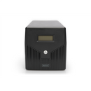 Zasilacz awaryjny UPS Line-Ineractive LCD, 1500VA/900W, 2x12V/9Ah, AVR, 4xSCHUKO, USB, RS232, RJ45-1