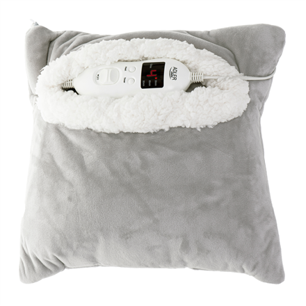 Adler | Coussin chauffant couverture | AD 7412 | Nombre de niveaux de chauffage : 8 | Nombre de personnes : 1 | Lavable | Polaire douce | 80 W | Gris