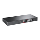 Switch|TP-LINK|Desktop/pedestal|16x10Base-T / 100Base-TX|2x10/100/1000BASE-T/SFP combo|PoE+ ports 16|192 Watts|TL-SL1218MP