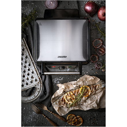 Mesko  grill  ms 3050  gril de contact  1800 w  noir/acier inoxydable