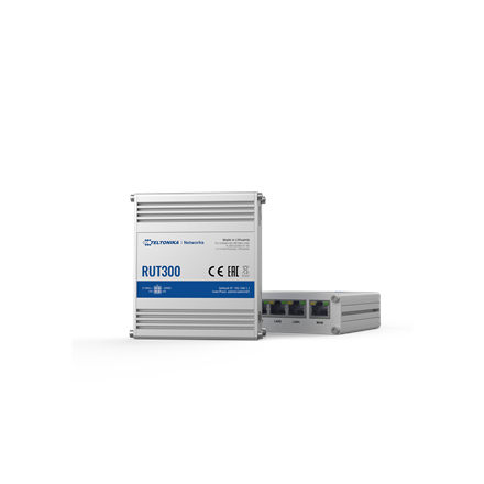 TELTONIKA RUT300 Industrial wired router 5X RJ45 100MB / S