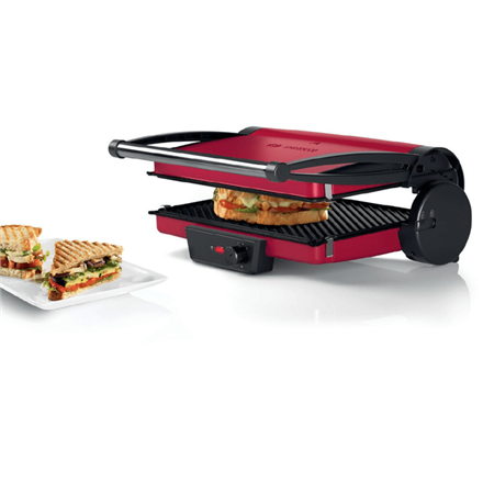 Bosch | Grill | TCG4104 | Contact | 2000 W | Rouge
