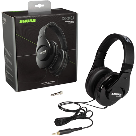 Shure SRH240A-EFS Headphones Wired Black
