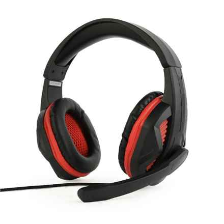 Gembird GHS-03 Gaming Noir/Rouge