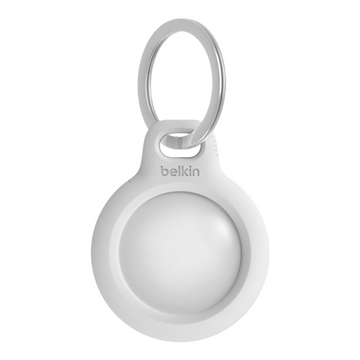 Belkin | Secure Holder with Key Ring for AirTag | white - 0