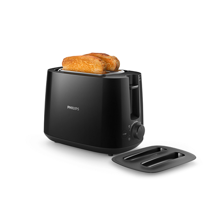 Philips | Daily collection toaster | HD2582/90 | Power 830 W | Number of slots 2 | Housing material Plastic | Black