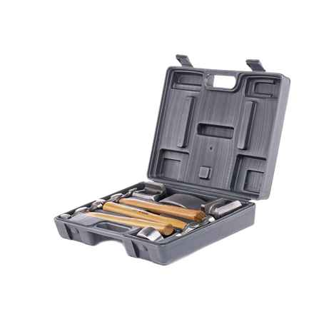 Yato YT-4590, Acier au carbone, Bois, Chrome, Bois, 4,9 kg, 7 pièces