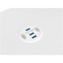 Table de jeu Genesis HOLM 320 RGB blanche (120 cm x 75 cm)