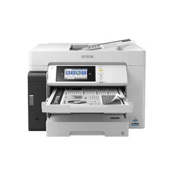 Imprimante jet d'encre multifonction CISS Mono Epson Pro M15180, A3, Fonctions : Impression | Numériser | Copie, vitesse d'impression monochrome : 25 ppm, vitesse d'impression couleur : 25 ppm, connectivité : USB | Réseau | Wi-Fi, Duplex : Oui, ADF : Oui