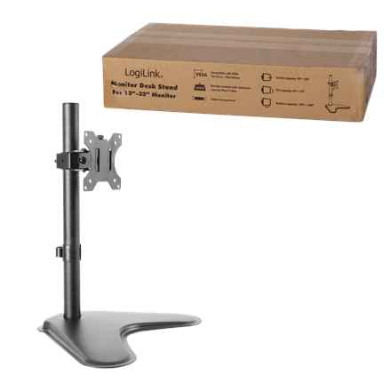 Logilink | Support de bureau | BP0044 | 13-32 pouces | Capacité maximale : 8 kg | Noir