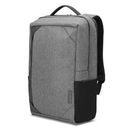 SAC À DOS LENOVO, pour ordinateur portable max 15,6 pouces, 1 compartiment, poche latérale | poche arrière, 790 g, polyester, gris, « 4X40X54258 »