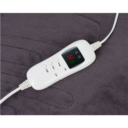 Camry | Electric blanket | CR 7418 | Number of heating levels 7 | Number of persons 1 | Washable | Coral fleece | 110-120 W | Brown