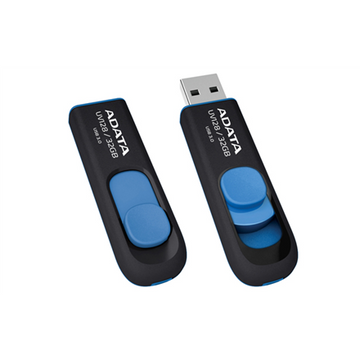 Clé usb adata dashdrive uv128 64 go usb type-a 3.2 gen 1 3.1 gen 1 noir bleu