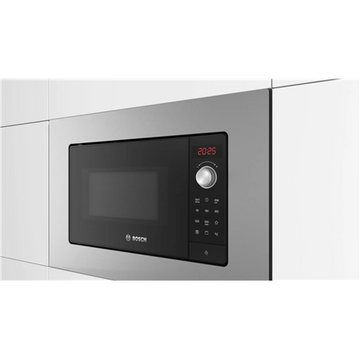 Bosch | Four à micro-ondes | BFL623MS3 | Encastrable | 20 L | 800 W | Acier inoxydable
