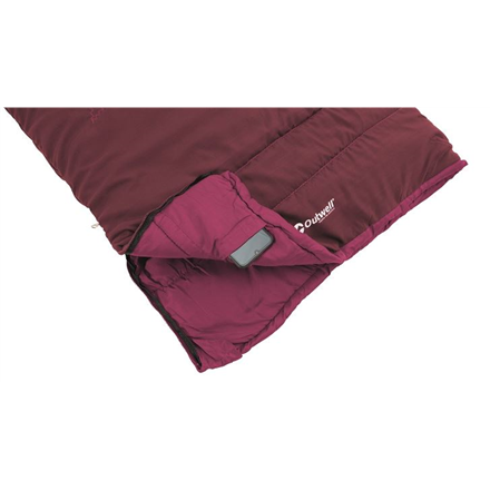 Outwell Champ Kids Children Rectangular sleeping bag Polyester Red