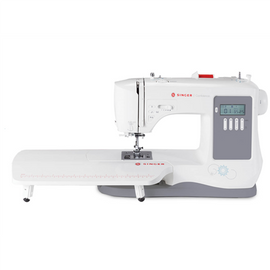 Singer 7640 sewing machine, electric current, white
