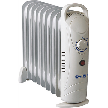 Mesko  ms 7805  radiateur à bain d'huile  1000 w  blanc