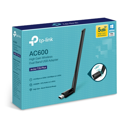 TP-Link Archer T2U Plus WLAN interne 600 Mbit/s