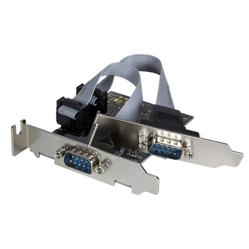 CARD adaptor LOGILINK, PCI-Express la 2 x SERIAL DB9M, "PC0031"