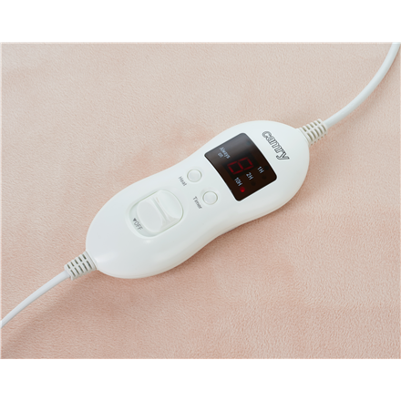 Camry | Electric blanket | CR 7423 | Number of heating levels 8 | Number of persons 1 | Washable | Coral fleece | 60 W | Beige