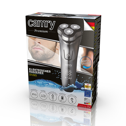Rasoir rotatif pour homme camry premium cr 2925 gris