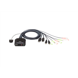 Przełącznik 2 portowy USB DP Cable KVM Switch CS22DP