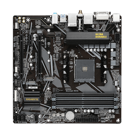 GIGABYTE B550M DS3H AC Motherboard - AMD Ryzen 5000 CPUs, 5+3 Phases VRM, up to 4733MHz DDR4, 1xPCIe 4.0 + 1xPCIe 3.0 M.2, Wi-Fi 5, 1GbE LAN, USB 3.2 Gen 1