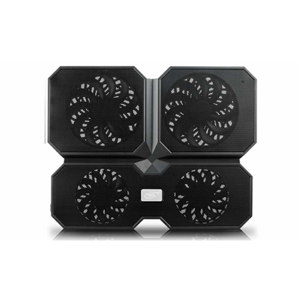 Support de refroidissement pour ordinateur portable deepcool multi core x6 396 cm 156" noir