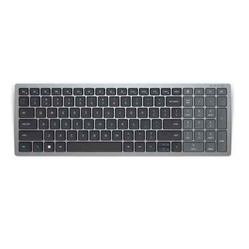 Dell | Clavier | KB740 | Clavier | Sans fil | États-Unis | Gris Titane | 2,4 GHz, Bluetooth 5.0 | 506 g