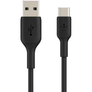 Câble USB Belkin CAB001BT2MBK 2 m USB A USB C Noir