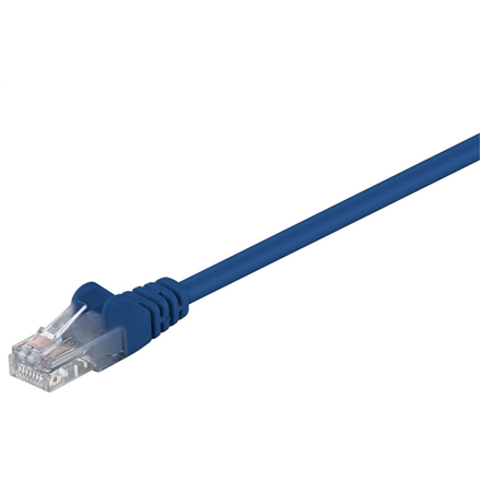 Goobay | CAT 5e patch cable, U/UTP | 68345 | Blue RJ45 male (8P8C) | RJ45 male (8P8C)