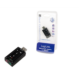 Logilink | USB Audio adapter, 7.1 sound effect - 0