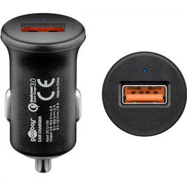 Goobay | Quick Charge QC3.0 USB car fast charger | USB 2.0 Female (Type A)