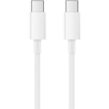 Kabelis Xiaomi USB Type C - USB Type C Male White 1.5m