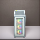 Corsair | Tempered Glass Mid-Tower ATX Case | iCUE 4000X RGB | Side window | White | Mid-Tower | Power supply included No | ATX-8