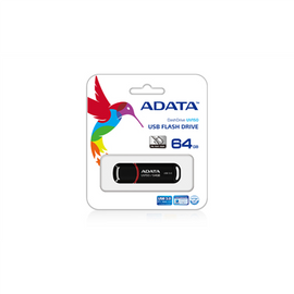 Clé USB ADATA DashDrive UV150 64 Go USB Type-A 3.2 Gen 1 (3.1 Gen 1) Noir