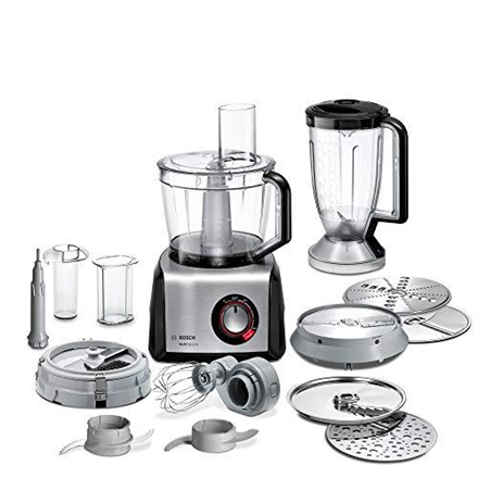 Bosch MC812M865 food processor 1250 W 3.9 L Black, Stainless steel