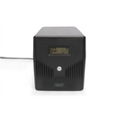 Zasilacz awaryjny UPS Line-Ineractive LCD, 2000VA/1200W, 2x12V/9Ah, AVR, 4xSCHUKO, USB, RS232, RJ45-4