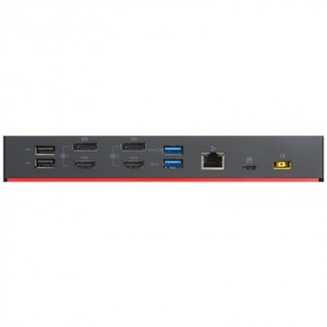 ThinkPad Hybrid USB A/C Dock 2xDisplayPort, 2xHDMI, 2x3840x2160-60Hz, 1Gbit LAN, 1xUSB-C Front 5xUSB-A 2xUSB2.0 3xUSB3.0 (EU)