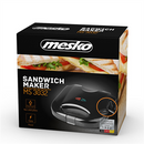 Mesko | Sandwich maker | MS 3032 | 750 W | Number of plates 1 | Number of pastry 2 | Black-4