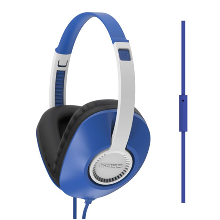 Koss  casque audio  ur23ib  filaire  supra-auriculaire  microphone  bleu