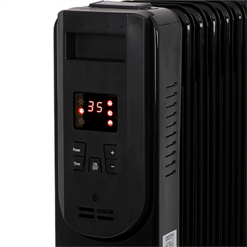 Electric oil heater with remote control CAMRY CR 7810 9 ribs black - 0