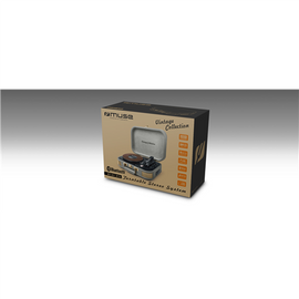 Muse | Turntable Stereo System | MT-201 BTG | Grey | USB port | AUX in - 0