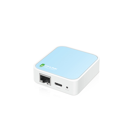 TP-Link TL-WR802N wireless router Fast Ethernet Single-band (2.4 GHz) Blue, White