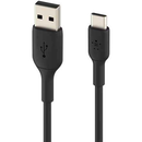 Câble USB Belkin CAB001BT2MBK 2 m USB A USB C Noir